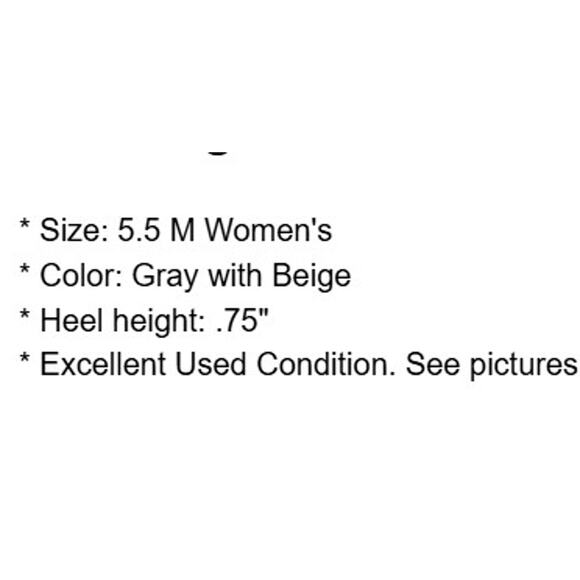 Enzo Angiolini Shoes Womens 5.5 Leather Loafers Gray Beige Lizzia Flats Slip On - Picture 4 of 14